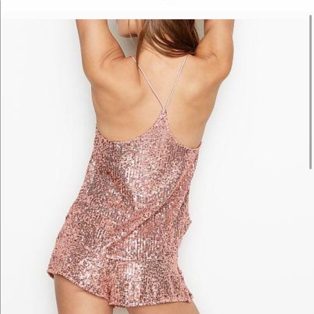 Victoria’s Secret rose gold cami set